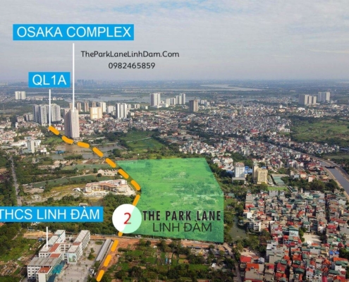 Vị trí The Park Lane Linh Đàm